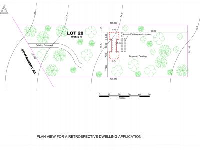 Retrospective Application Site Plan
